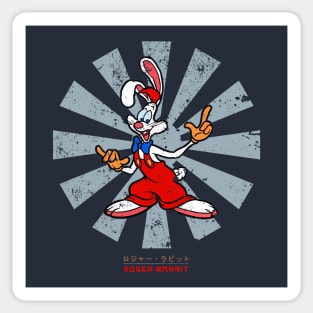 Who Framed Roger Rabbit Retro Japanese Sticker